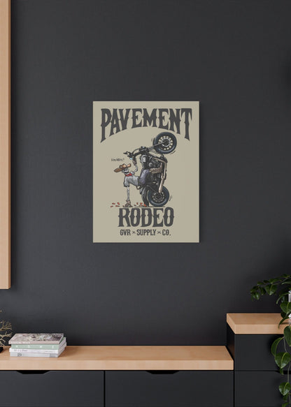 Pavement Rodeo Canvas