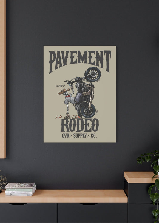 Pavement Rodeo Canvas